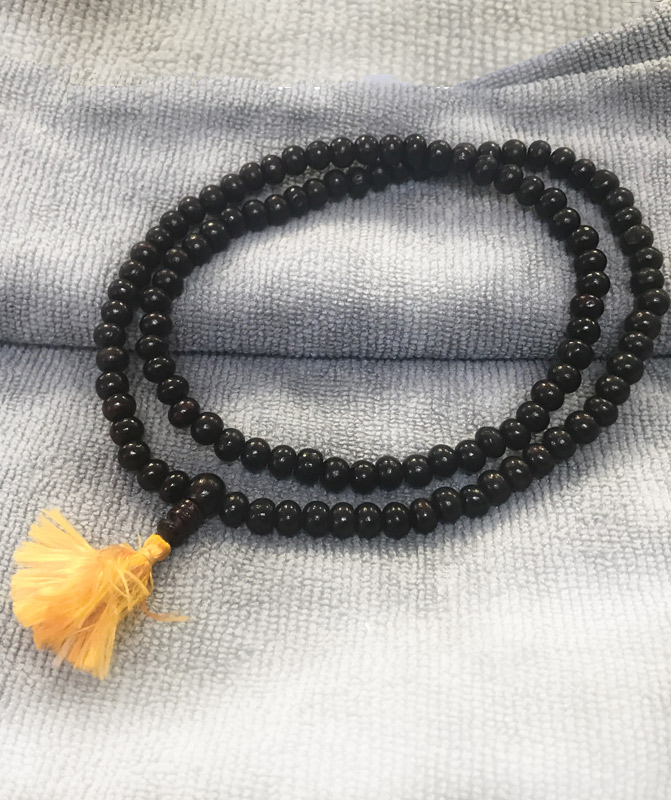 Dark Rose wood Japa mala 8 mm